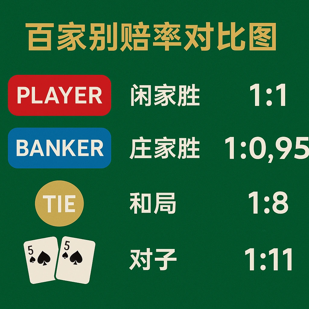 百家乐赔率对比图