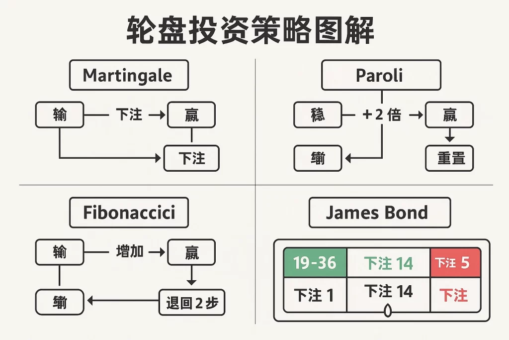 轮盘投注策略图解