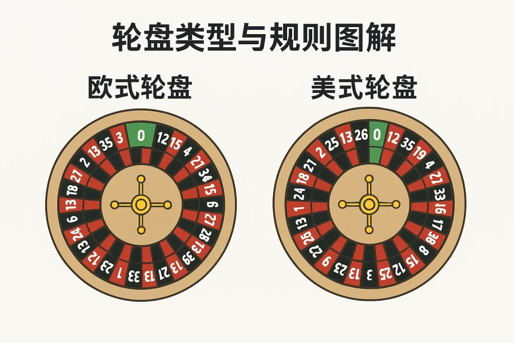 轮盘类型与规则图解