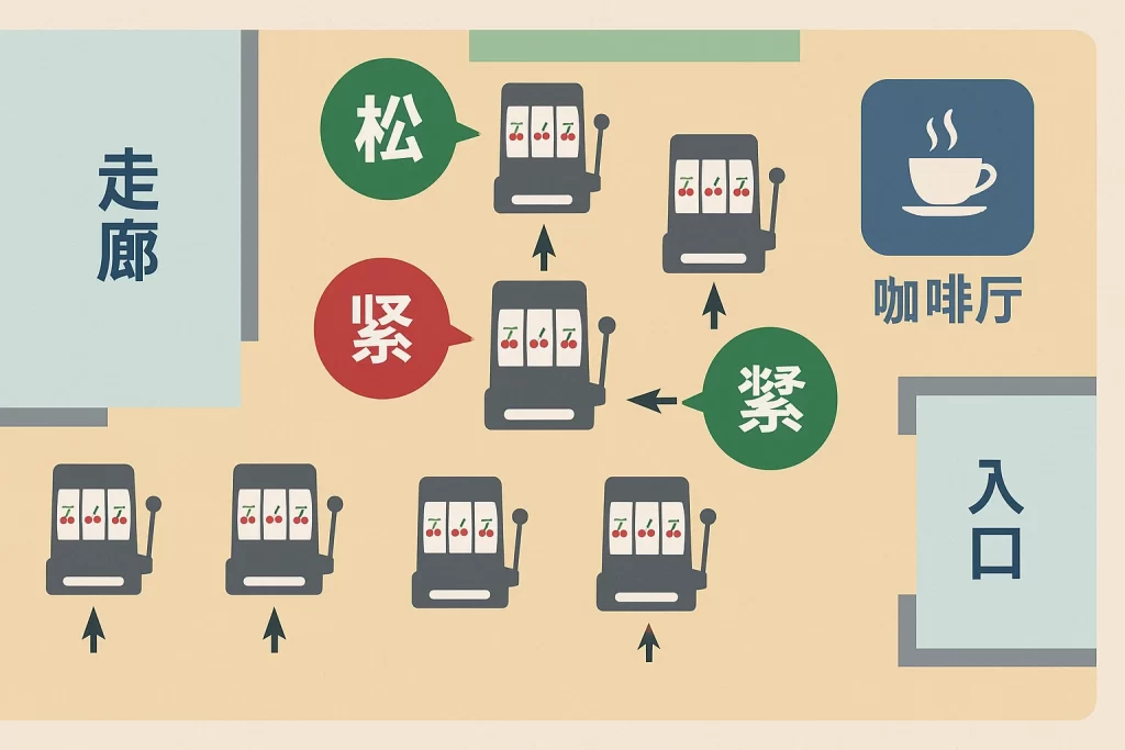 高回报老虎机位置示意图
