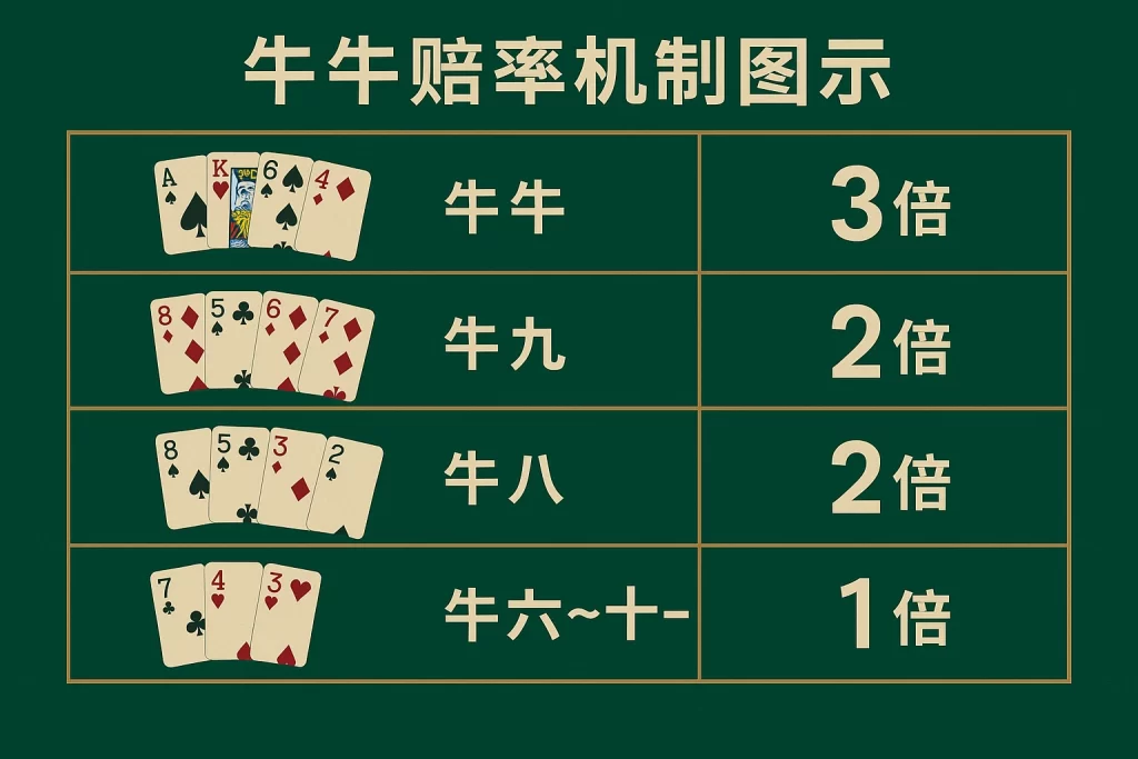 牛牛玩法赔率图